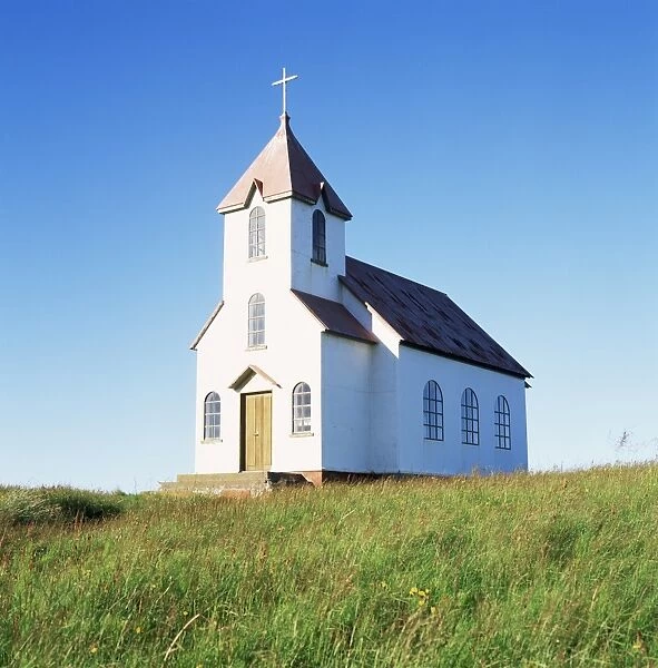 Church on Flatey Island