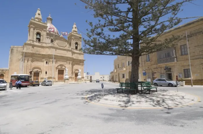 Framed Print : Church at Ghasri, Gozo, Malta, Europe