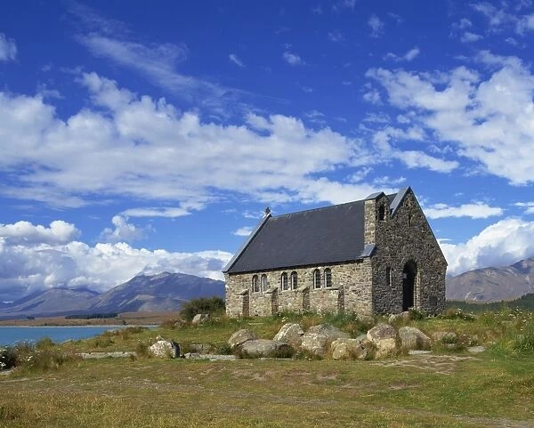 The Church of the Good Shepherd on the shores of Lake Tekapo in the South Island