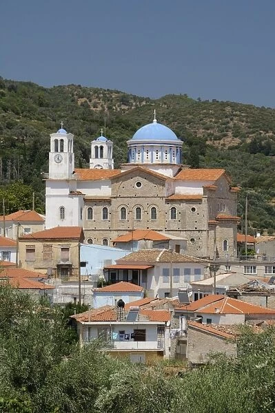 Church of the Holy Trinity, Pagondas, Samos, Eastern Sporades, Greek Islands, Greece, Europe