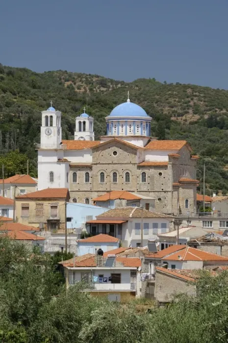 Framed Print : Church of the Holy Trinity, Pagondas, Samos, Eastern Sporades, Greek Islands, Greece, Europe Framed Print : Church of the Holy Trinity, Pagondas, Samos, Eastern Sporades, Greek Islands, Greece, Europe