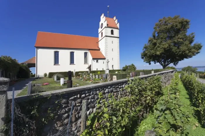 Framed Print : Church in Horn, Peninsula Hori, Lake Constance (Bodensee), Baden Wurttemberg, Germany, Europe Framed Print : Church in Horn, Peninsula Hori, Lake Constance (Bodensee), Baden Wurttemberg, Germany, Europe