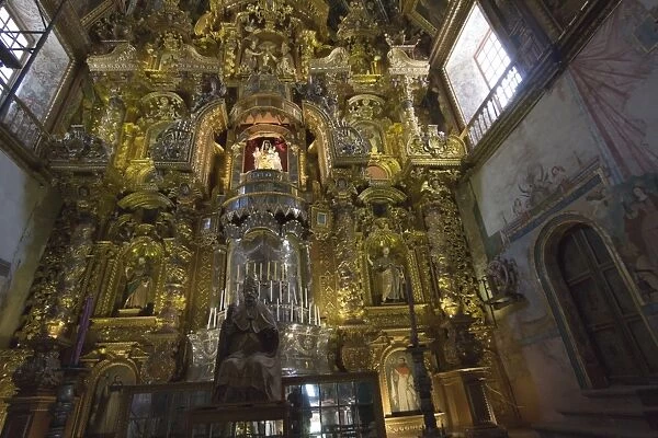 Church interior, Andahuaylillas, Peru, South America