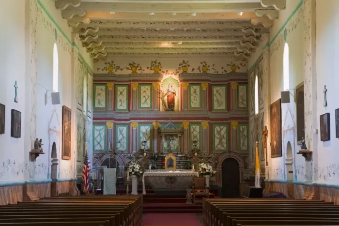 Framed Print : Church interior, Old Mission Santa Ines, Solvang, Santa Barbara County Framed Print : Church interior, Old Mission Santa Ines, Solvang, Santa Barbara County