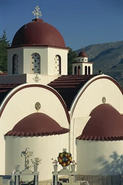 Church on Kalimnos, Dodecanese Islands, Greek Islands, Greece, Europe