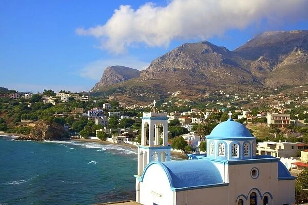 Church at Kantouni, Kalymnos, Dodecanese, Greek Islands, Greece, Europe
