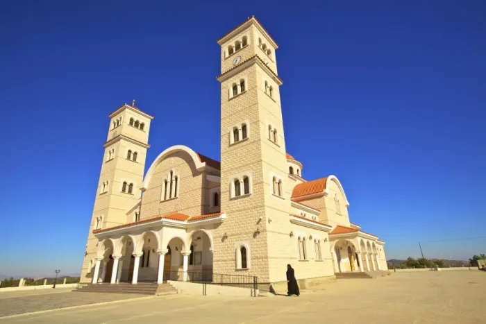 Framed Print : Church, Kornos, Cyprus, Eastern Mediterranean Sea, Europe