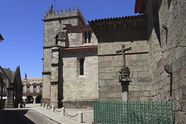 Church of Our Lady of Oliveira and Largo da Oliveira in the old town of Guimaraes