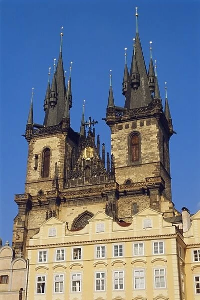 Church of Our Lady before Tyn, Old Town Square, Prague, Czech Republic, Europe