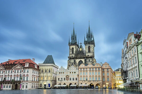 Church of Our Lady before Tyn, Old Town, UNESCO World Heritage Site, Prague, Bohemia, Czech Republic (Czechia), Europe