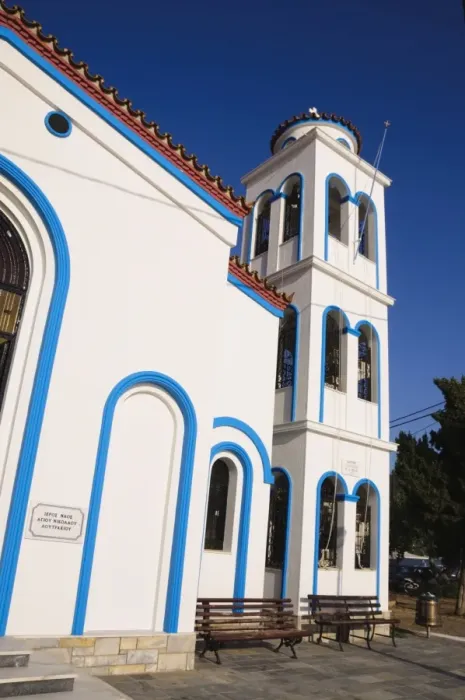 Framed Print : Church, Loutraki, Skopelos, Sporades Islands, Greek Islands, Greece, Europe Framed Print : Church, Loutraki, Skopelos, Sporades Islands, Greek Islands, Greece, Europe