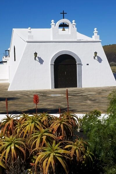 Church of Masdache village, Lanzarote, Canary Islands, Spain, Europe
