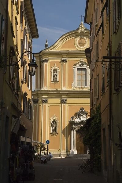 The church, the old town, Riva del Garda, Lake Garda, Trentino-Alto Adige, Italy, Europe
