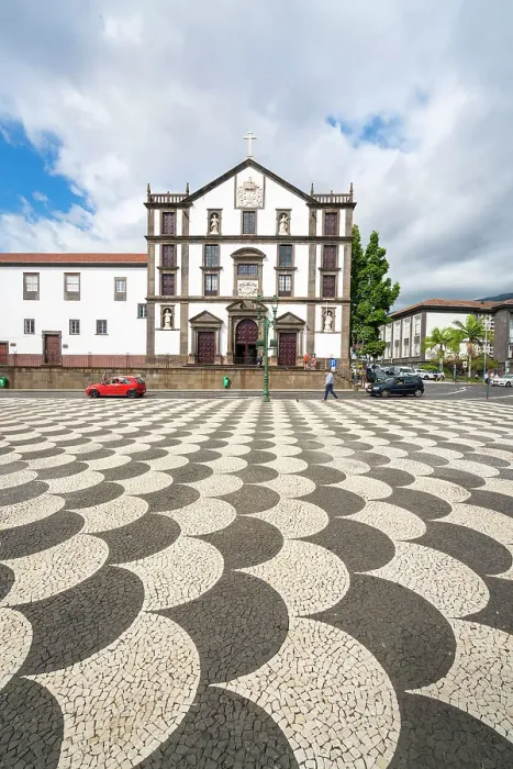 Framed Print : The Church of Saint John the Evangelist of the College of Funchal at Praca do Municipio, Funchal, Madeira, Portugal, Atlantic, Europe Framed Print : The Church of Saint John the Evangelist of the College of Funchal at Praca do Municipio, Funchal, Madeira, Portugal, Atlantic, Europe