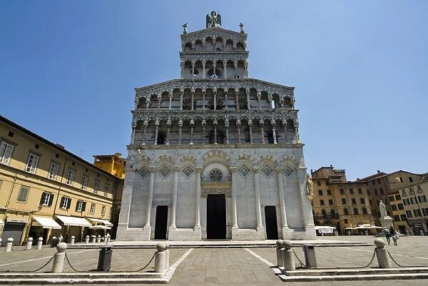 Church of San Michele in Foro, Lucca, Tuscany, Italy, Europe