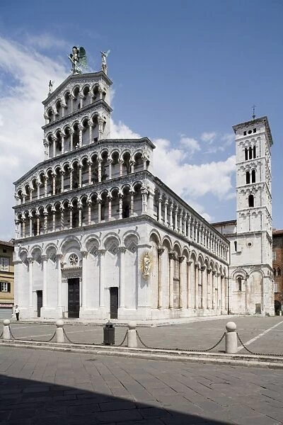Church of San Michele, Lucca, Tuscany, Italy, Europe