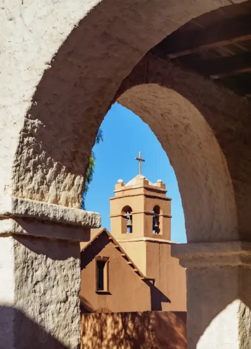 Framed Print : Church in San Pedro de Atacama, Antofagasta Region, Chile, South America