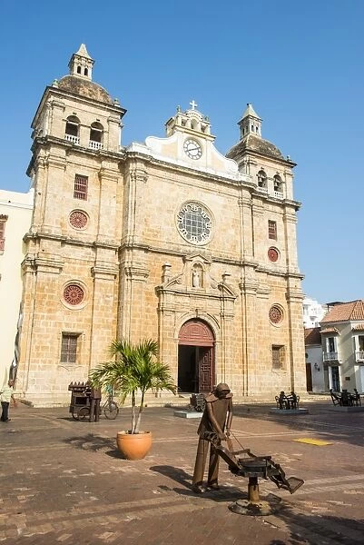 Church of San Pedro, UNESCO World Heritage Site, Cartagena, Colombia, South America