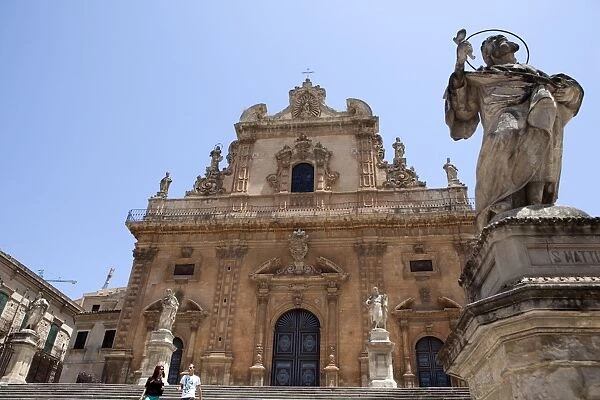 The church of Santa Maria del Soccorso, Modica, Sicily, Italy, Europe