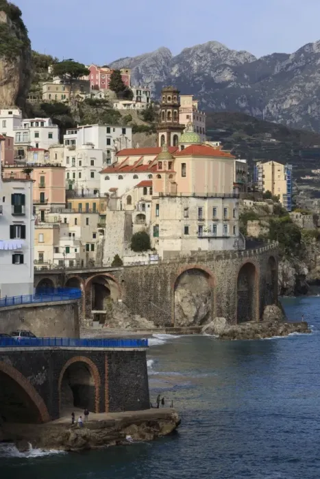 Framed Print : Church of Santa Maria Maddalena and coast road, Atrani, near Amalfi, Costiera Amalfitana Framed Print : Church of Santa Maria Maddalena and coast road, Atrani, near Amalfi, Costiera Amalfitana