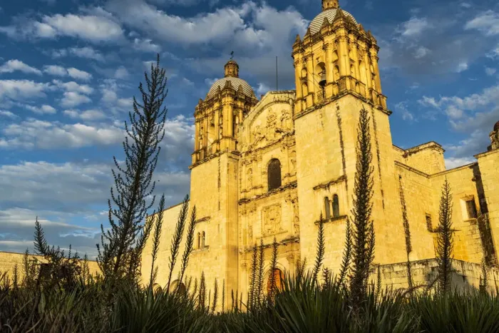 Framed Print : Church of Santo Domingo de Guzman at sunset, Oaxaca, Mexico, North America Framed Print : Church of Santo Domingo de Guzman at sunset, Oaxaca, Mexico, North America
