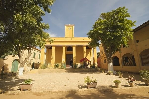 Church, St. Charles Barrome, Goree Island, near Dakar, Senegal, West Africa, Africa