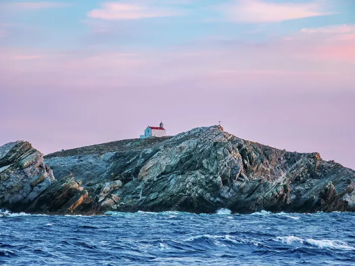 Framed Print : Church of St. George at Mpaos Islet near Mykonos Island, sunset, Cyclades, Greek Islands, Greece, Europe Framed Print : Church of St. George at Mpaos Islet near Mykonos Island, sunset, Cyclades, Greek Islands, Greece, Europe