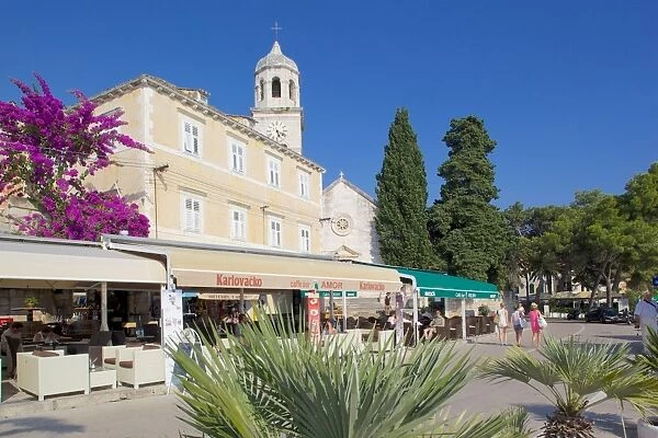 Church of St. Nicholas and bars, Cavtat, Dubrovnik Riviera, Dalmatian Coast, Dalmatia, Croatia, Europe