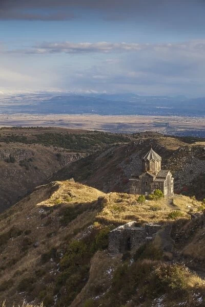 Church of Surb Astvatsatsin (Vahramashen Church) at Amberd fortress located on the slopes of Mount Aragats, Yerevan, Aragatsotn, Armenia, Central Asia, Asia