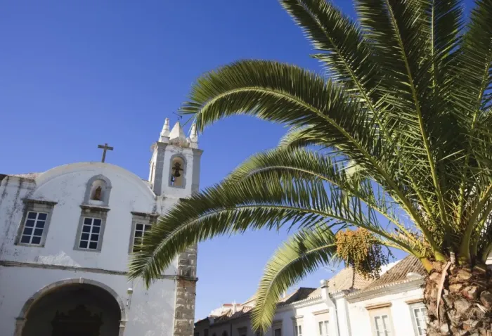 Framed Print : Church, Tavira, Algarve, Portugal, Europe Framed Print : Church, Tavira, Algarve, Portugal, Europe