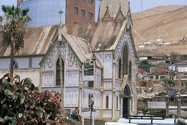 Church in town of Arica, Chile, South America