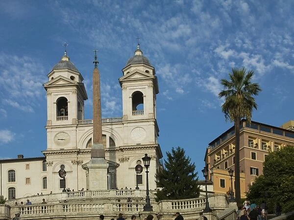 The Church of Trinita dei Monti, Rome, Lazio, Italy, Europe