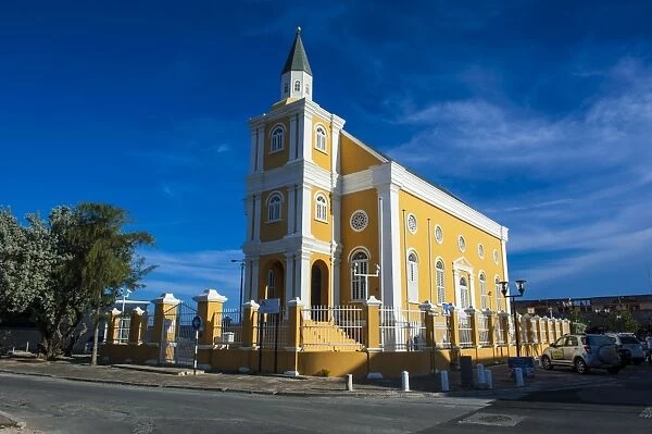 Church in Willemstad, capital of Curacao, ABC Islands, Netherlands Antilles, Caribbean, Central America