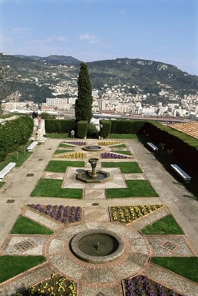 Cimiez gardens, Nice, Alpes Maritimes, Cote d Azur, French Riviera