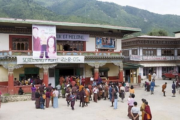 The Cinema of Thimphu, the only one in Bhutan, Thimphu, Bhutan, Asia