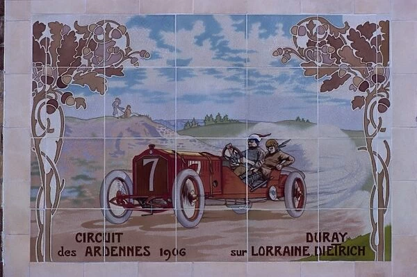 Circuit des Ardennes 1906, Duray sur Lorraine Dietrich, Michelin Building
