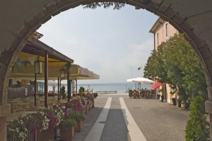 Framed Print : Cisano and Lake Garda Framed Print : Cisano and Lake Garda
