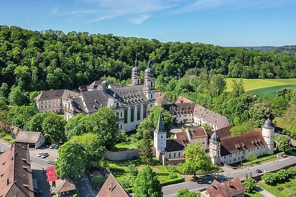 Cistercian monastery Schontal, Jagsttal Valley, Hohenlohe, Baden-Wurttemberg, Germany