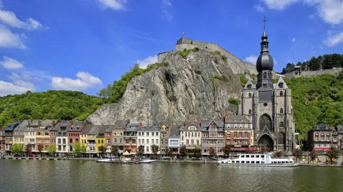 Framed Print : Citadel of Dinant on Meuse River, Dinant, Province of Namur, Wallonia, Belgium, Europe Framed Print : Citadel of Dinant on Meuse River, Dinant, Province of Namur, Wallonia, Belgium, Europe