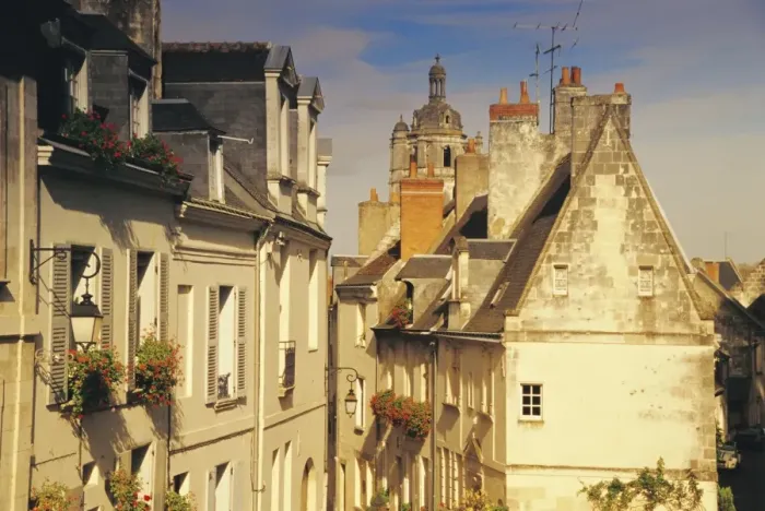 Framed Print : Cite medievale, Loches, Indre-et-Loire, Loire Valley, France, Europe Framed Print : Cite medievale, Loches, Indre-et-Loire, Loire Valley, France, Europe