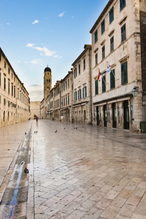 Framed Print : City Bell Tower on Stradun, the main street in Dubrovnik Old Town, UNESCO World Heritage Site, Dubrovnik, Dalmatia, Croatia, Europe Framed Print : City Bell Tower on Stradun, the main street in Dubrovnik Old Town, UNESCO World Heritage Site, Dubrovnik, Dalmatia, Croatia, Europe