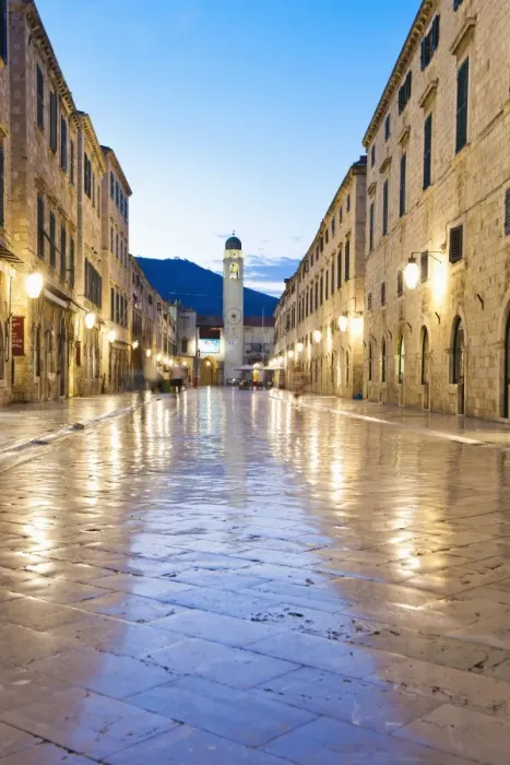 Framed Print : City Bell Tower on Stradun, the main street in Dubrovnik Old Town at night, UNESCO World Heritage Site, Dubrovnik, Croatia, Europe Framed Print : City Bell Tower on Stradun, the main street in Dubrovnik Old Town at night, UNESCO World Heritage Site, Dubrovnik, Croatia, Europe