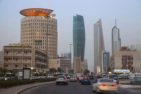 City center buildings, Kuwait City, Kuwait, Middle East