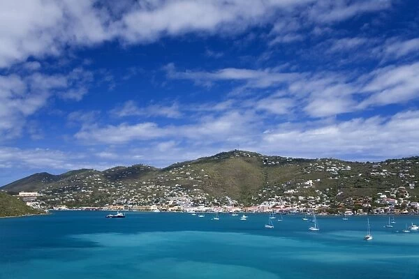 City of Charlotte Amalie, St. Thomas Island, U. S. Virgin Islands, West Indies