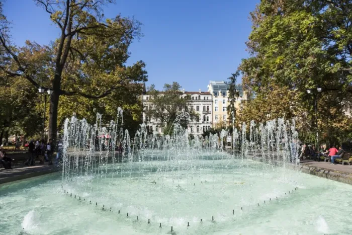 Framed Print : City Garden Park, Fountains, Sofia, Bulgaria, Europe Framed Print : City Garden Park, Fountains, Sofia, Bulgaria, Europe