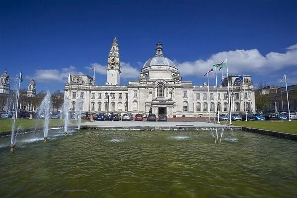 City Hall, Cardiff, Wales, United Kingdom, Europe