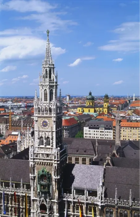 Framed Print : City Hall, Marienplatz, Bavaria, Germany, Europe Framed Print : City Hall, Marienplatz, Bavaria, Germany, Europe