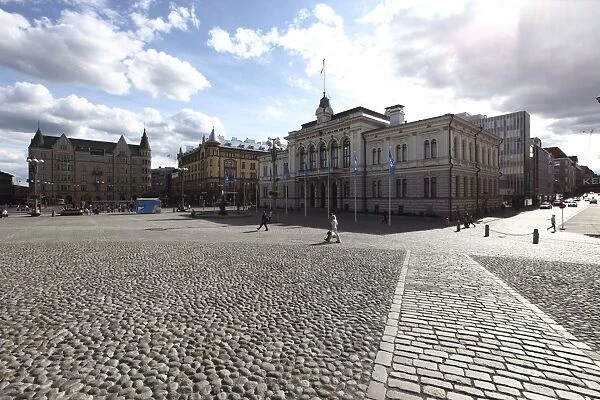 City Hall, Market Square, Tampere City, Pirkanmaa, Finland, Scandinavia, Europe