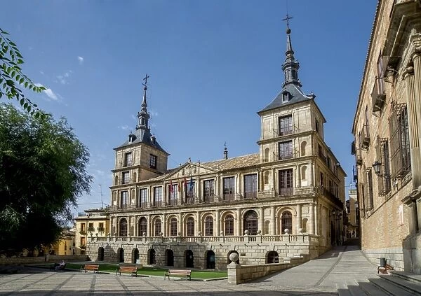 City hall, Plaza del Ayuntamiento, Toledo, Castile-La Mancha, Spain, Europe