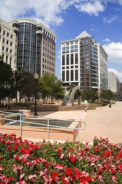 City Hall Plaza, Orlando, Florida, United States of America, North America